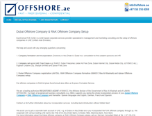 Tablet Screenshot of offshore.ae